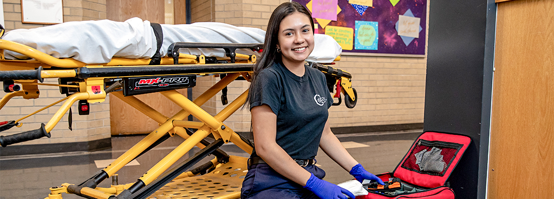 Student in Emergency Medical Technician