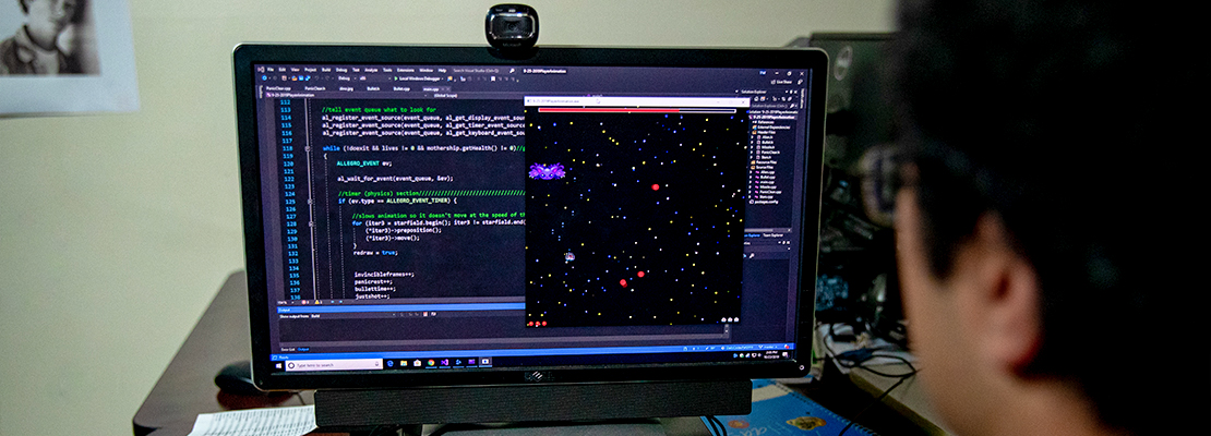 Students in Video Game Design
